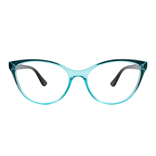 Crystaline Aqua – Lentes de Lectura Celeste Translúcido para Mujer