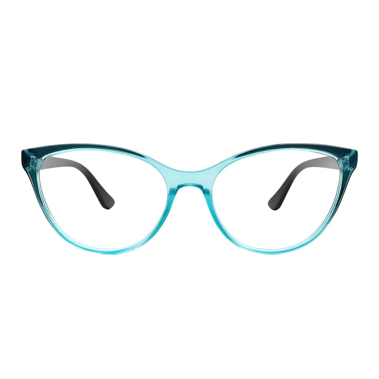 Crystaline Aqua – Lentes de Lectura Celeste Translúcido para Mujer 1