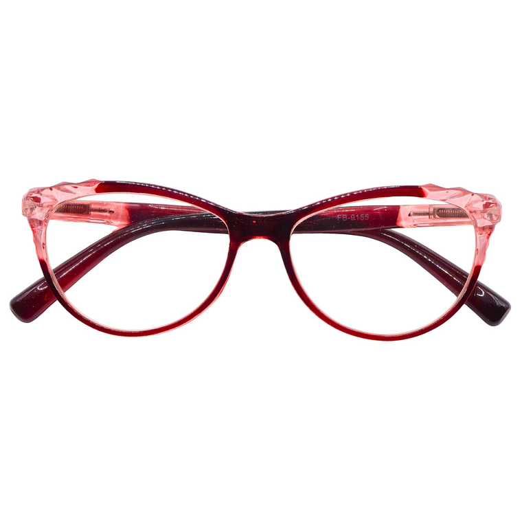 Aurora Ruby Crystal – Lentes de Lectura Rojo Translúcido para Mujer 4
