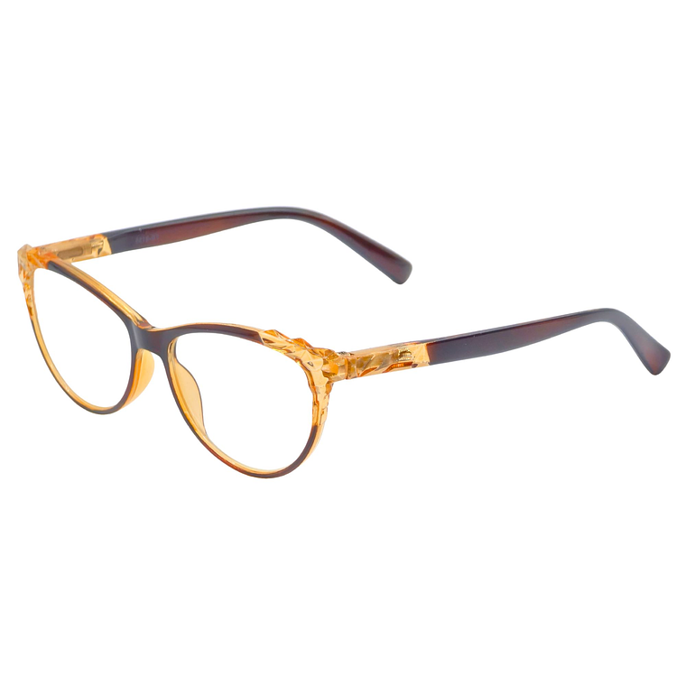 Aurora Amber Crystal – Lentes de Lectura Ámbar Translúcido para Mujer 2