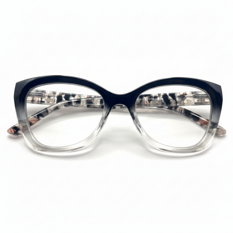 Scarlet Onyx – Lentes de Lectura Presbicia para Mujer Cat-Eye Degradé 4