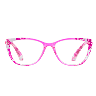 Elara Rose Marble – Lentes de Lectura Cat-Eye para Mujer con Filtro Azul
