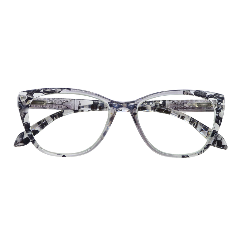 Elara Onyx Marble – Lentes de Lectura Cat-Eye para Mujer con Filtro Azul 5