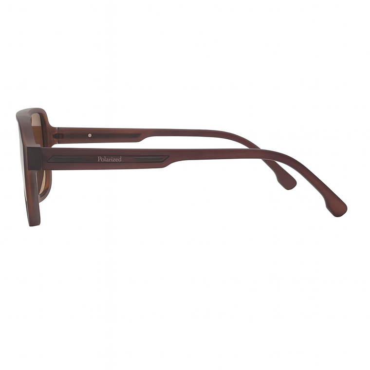 Sentinel Earth – Anteojos de Sol Polarizados para hombre Café Mate 4