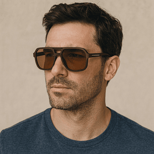Sentinel Earth – Anteojos de Sol Polarizados para hombre Café Mate