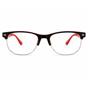 Neo Crimson Edge – Lentes de Lectura Vintage Rojo/Negro
