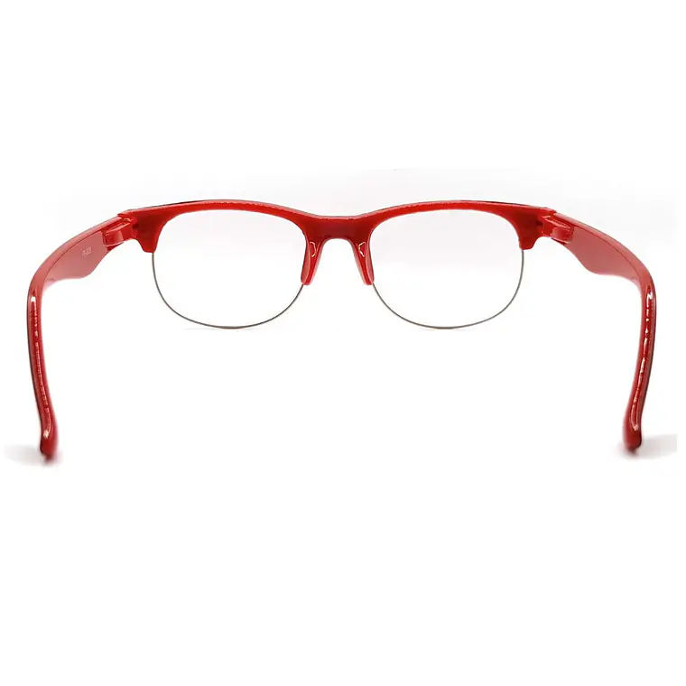 Neo Crimson Edge – Lentes de Lectura Vintage Rojo/Negro 5