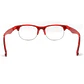 Neo Crimson Edge – Lentes de Lectura Vintage Rojo/Negro - Miniatura 5