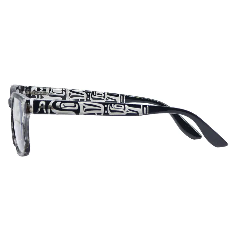 Kaia Graphite – Lentes de Lectura Negro Translúcido para Mujer 4