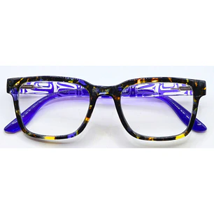 Kaia Indigo – Lentes de Lectura Violeta para Mujer