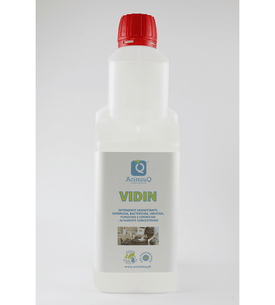 VIDIN - PRODUCTO CONCENTRADO - Elimina gérmenes, hongos, virus, bacterias - 1L