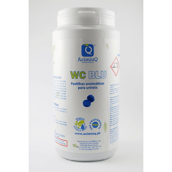 WC BLU - Tabletas enzimáticas para urinarios 1kg - 20 tabletas