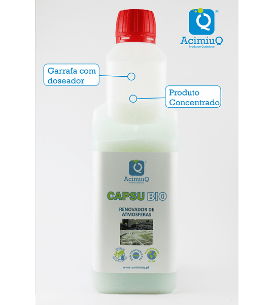 CAPSU BIO - CONCENTRATED PRODUCT - Eliminates bad odors 1L