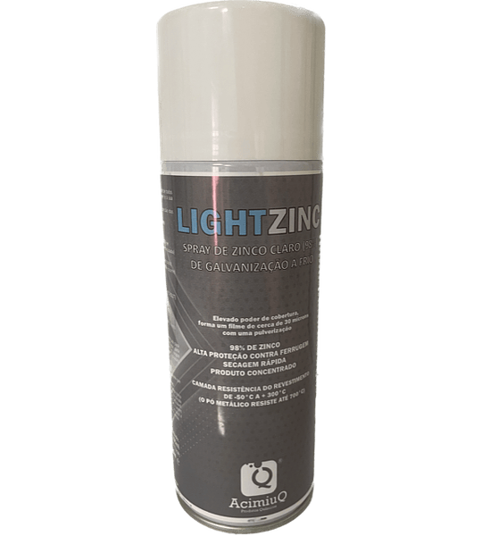 LIGHTZINC - Spray de zinco claro (98%) de galvanização a frio - 400ml