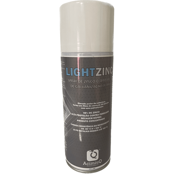 LIGHTZINC - Spray de zinco claro (98%) de galvanização a frio - 400ml
