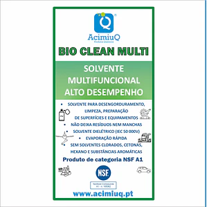 BIO CLEAN MULTI - Solvente multifuncional de alto desempenho 