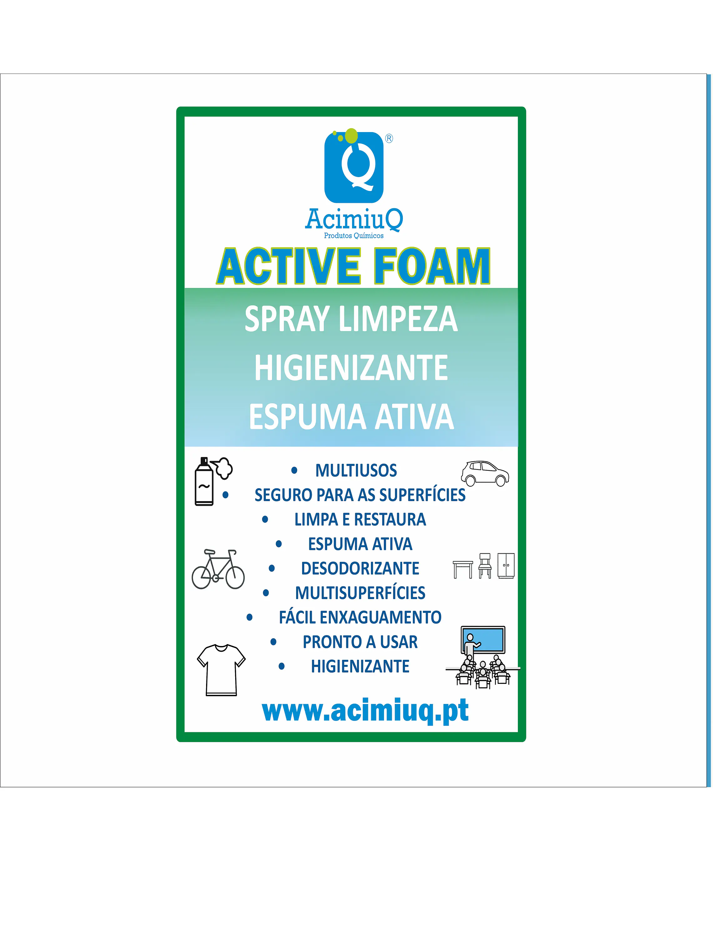 ACTIVE FOAM - Spray de limpeza com espuma ativa  1