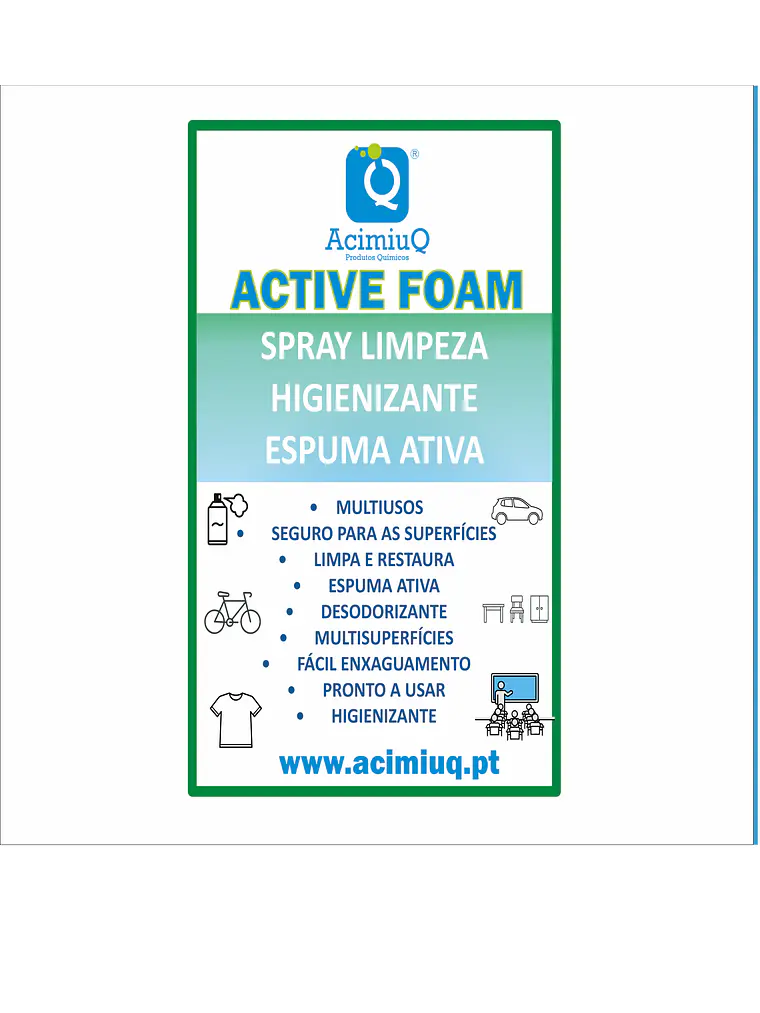 ACTIVE FOAM - Spray de limpeza com espuma ativa  1