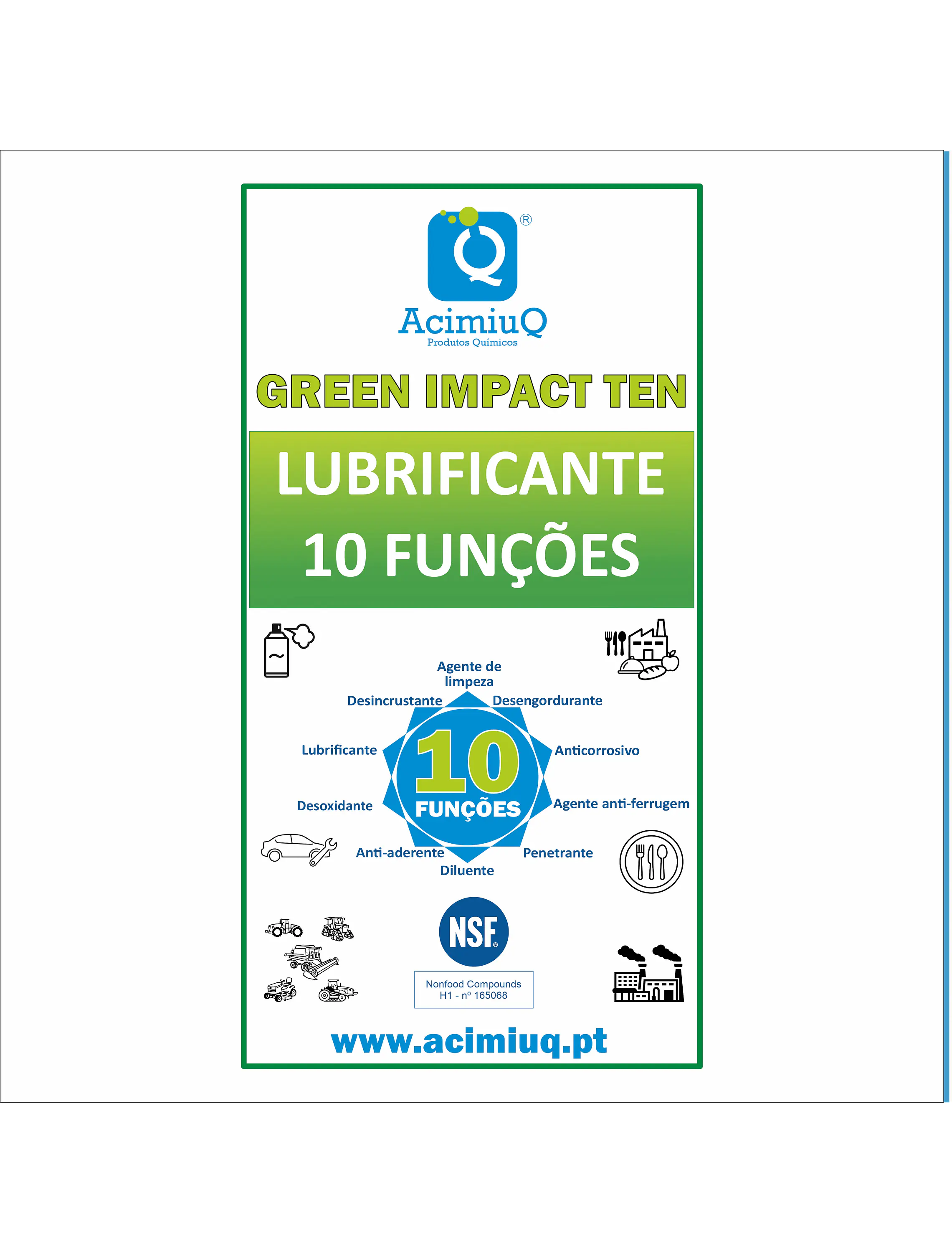 GREEN IMPACT TEN - Lubrificante 10 funções  1