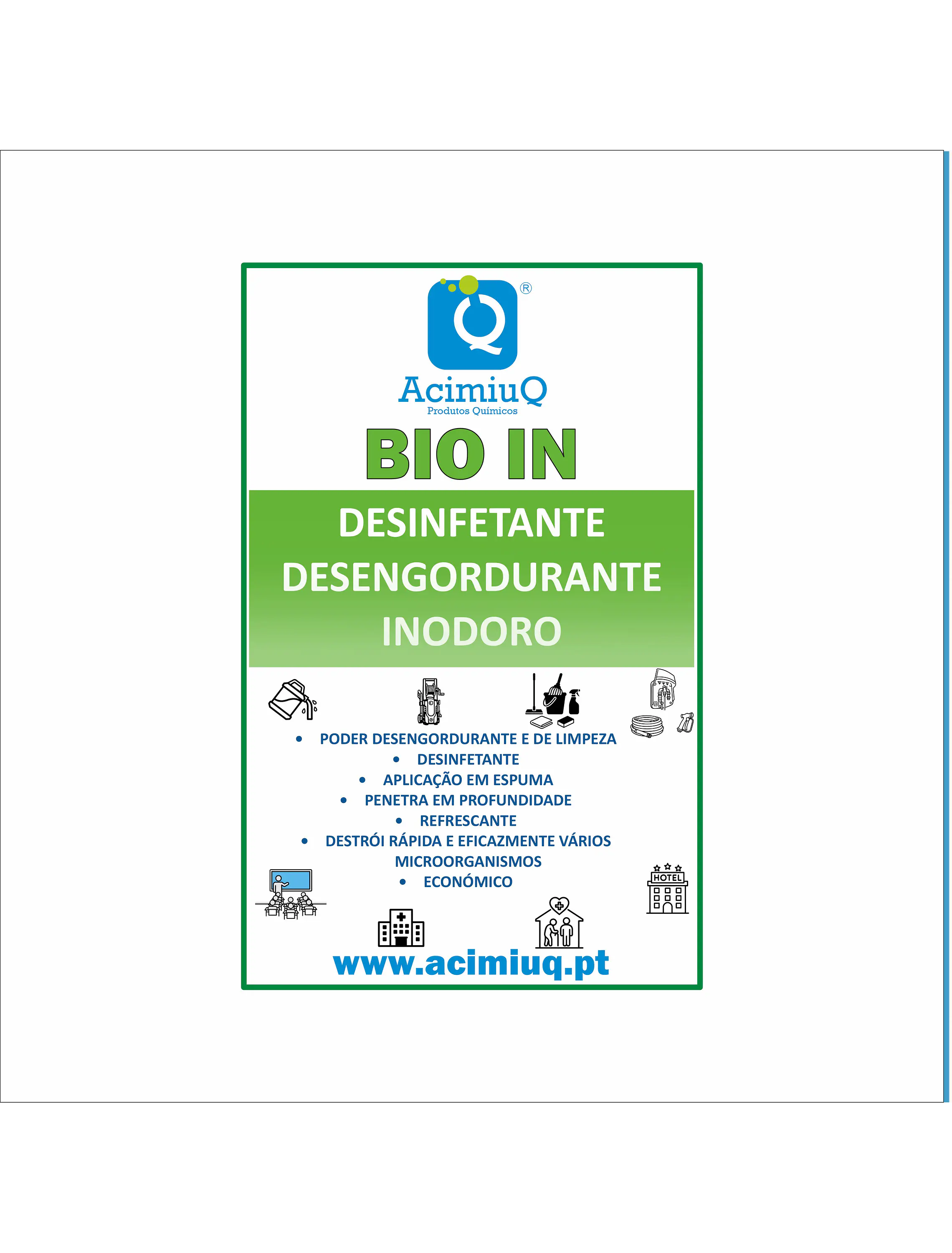 BIO IN - DESINFETANTE DESENGORDURANTE INODORO  1