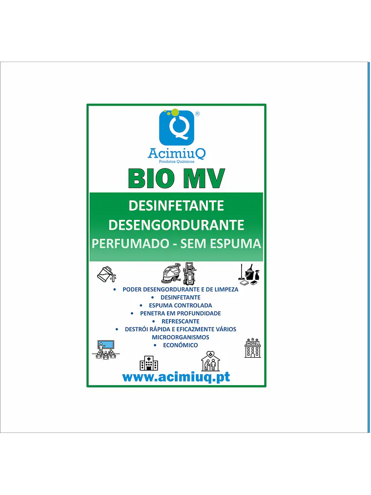 BIO MV - DESIMFETANTE DESENGORDURANTE PERFUMADO - SEM ESPUMA  1
