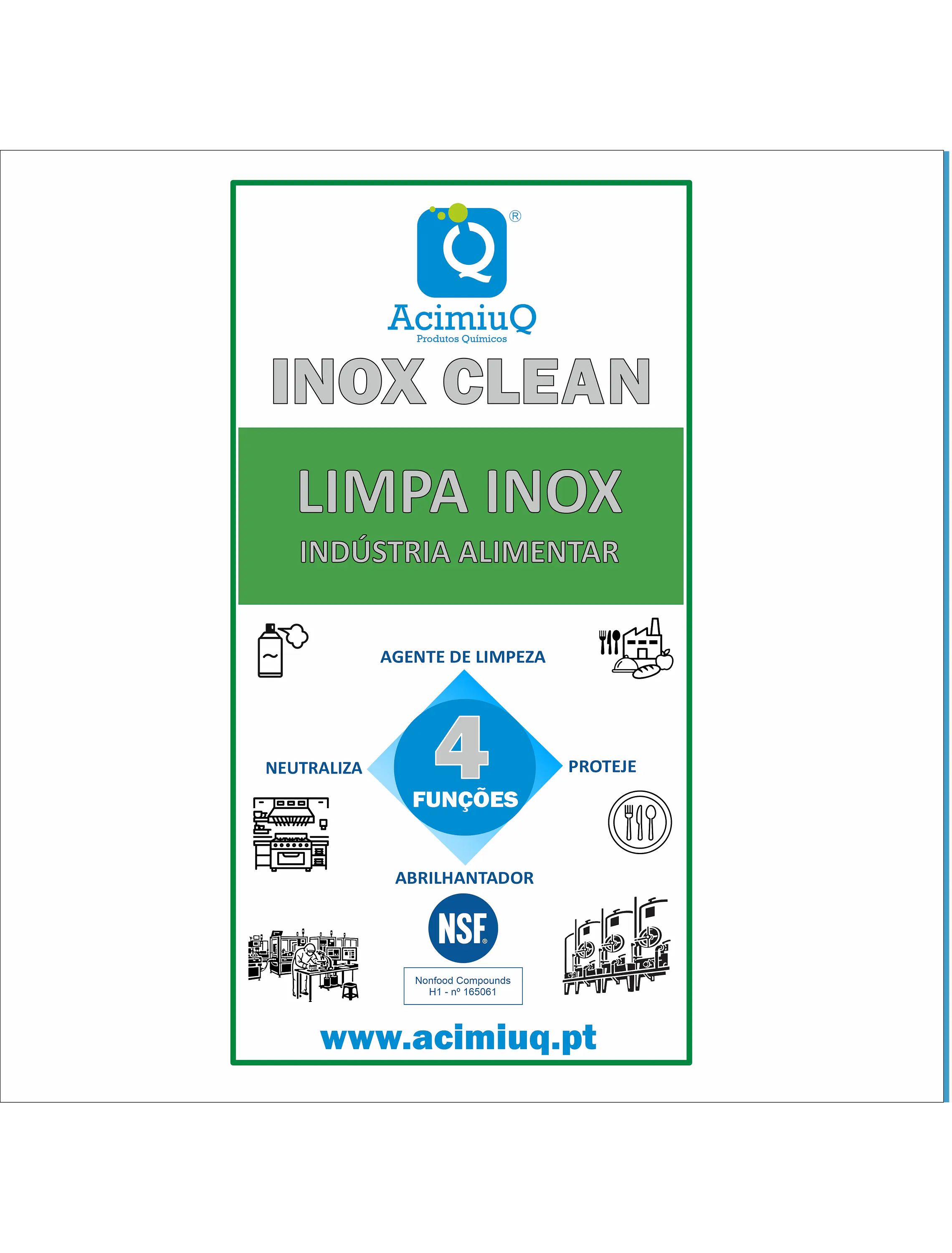 INOX CLEAN - Limpeza de Inox para a Indústria Alimentar 1