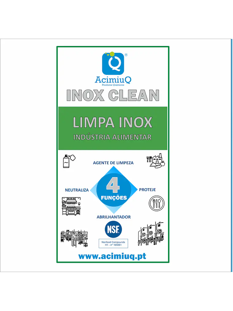 INOX CLEAN - Limpeza de Inox para a Indústria Alimentar 1