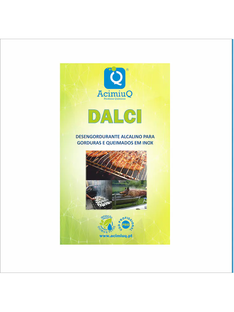 DALCI - DESENGORDURANTE ALCALINO PARA  GORDURAS e QUEIMADOS EM INOX  1
