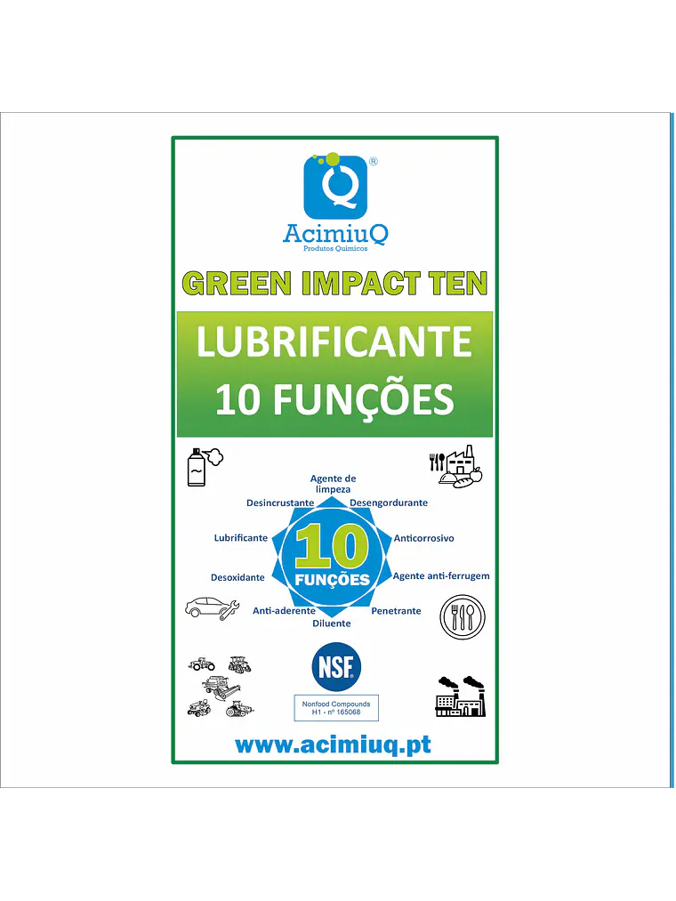 GREEN IMPACT TEN - Lubrificante 10 funções   1