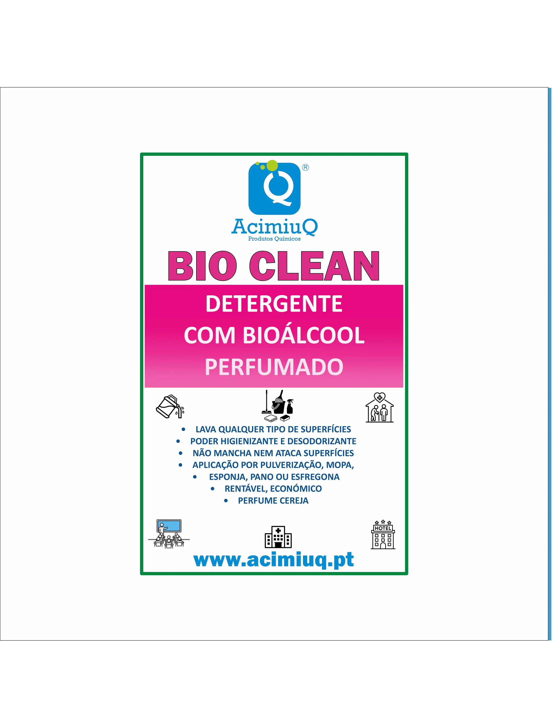 BIO CLEAN - DETERGENTE COM BIOÁLCOOL PERFUMADO  1