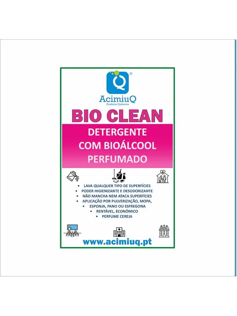 BIO CLEAN - DETERGENTE COM BIOÁLCOOL PERFUMADO  1
