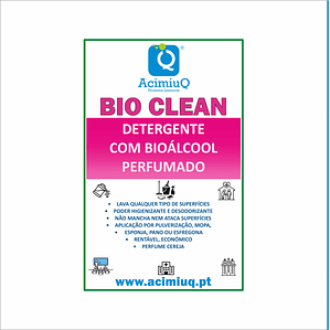 BIO CLEAN - DETERGENTE COM BIOÁLCOOL PERFUMADO 