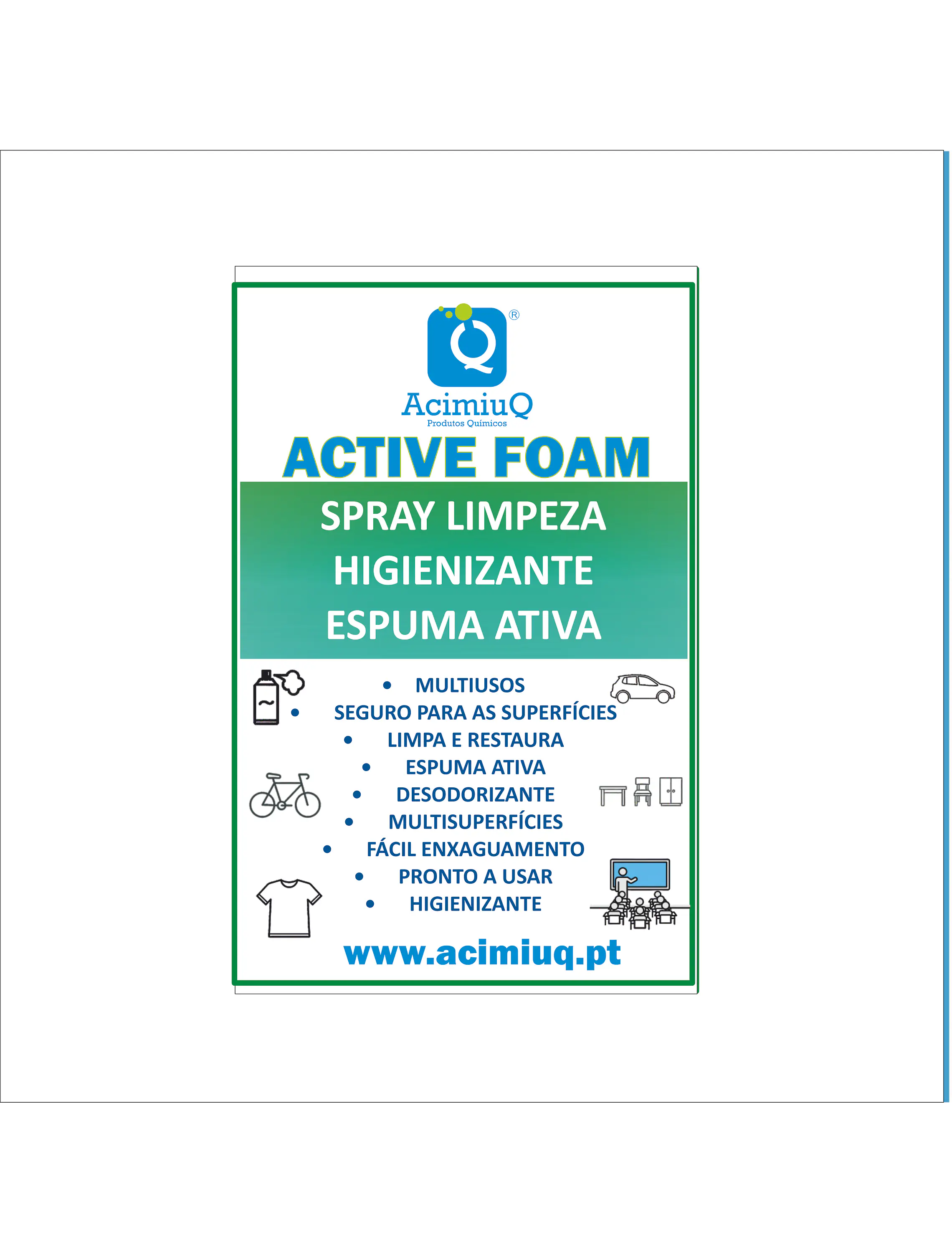 ETBEN FOAM - Espuma ativa compacta perfumada para desentupimento enzimático rica em biossurfactantes 1