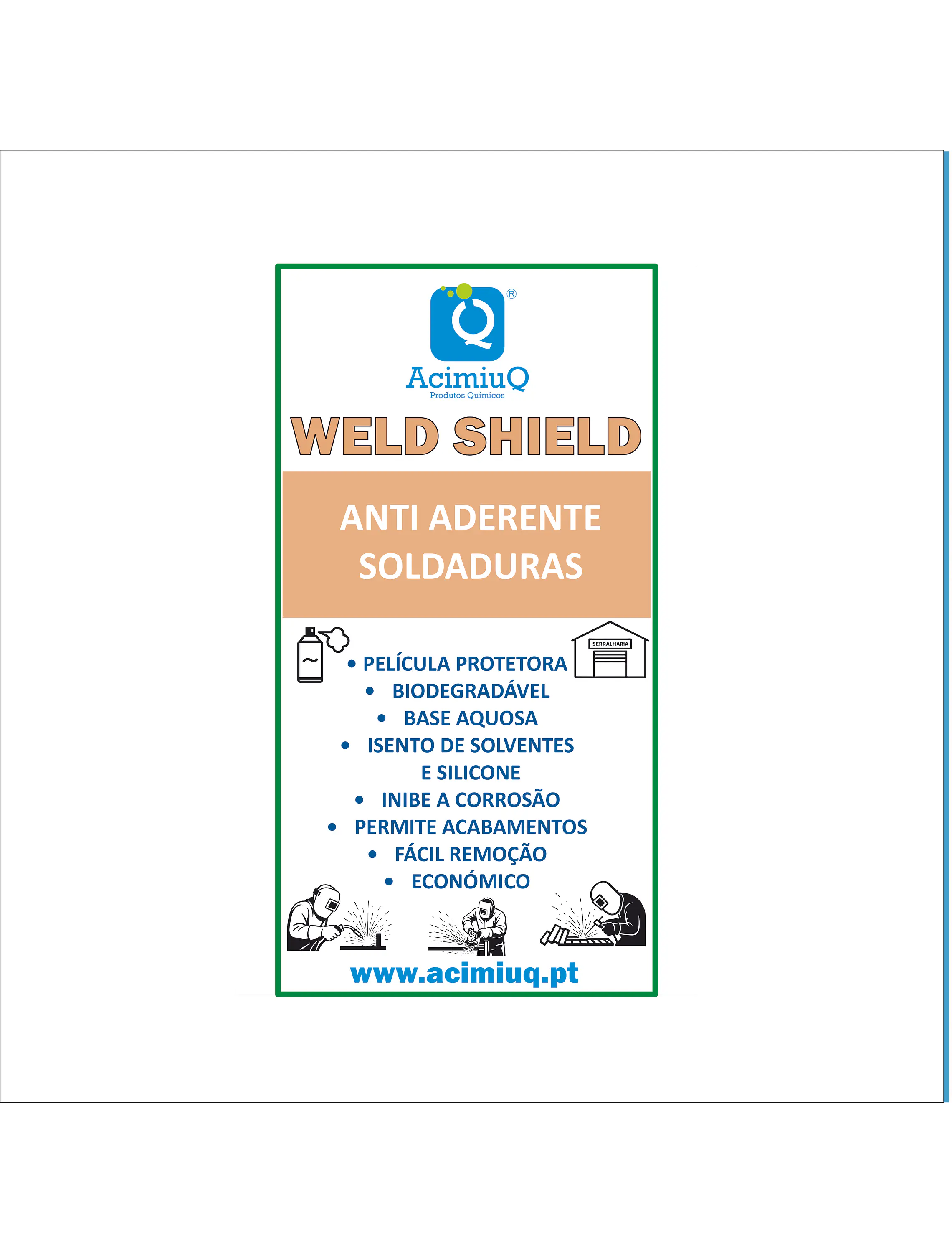WELD SHIELD - Anti aderente soldaduras  1