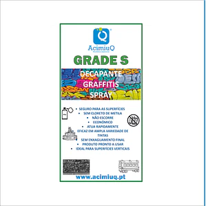 GRADE S - Decapante de graffitis spray