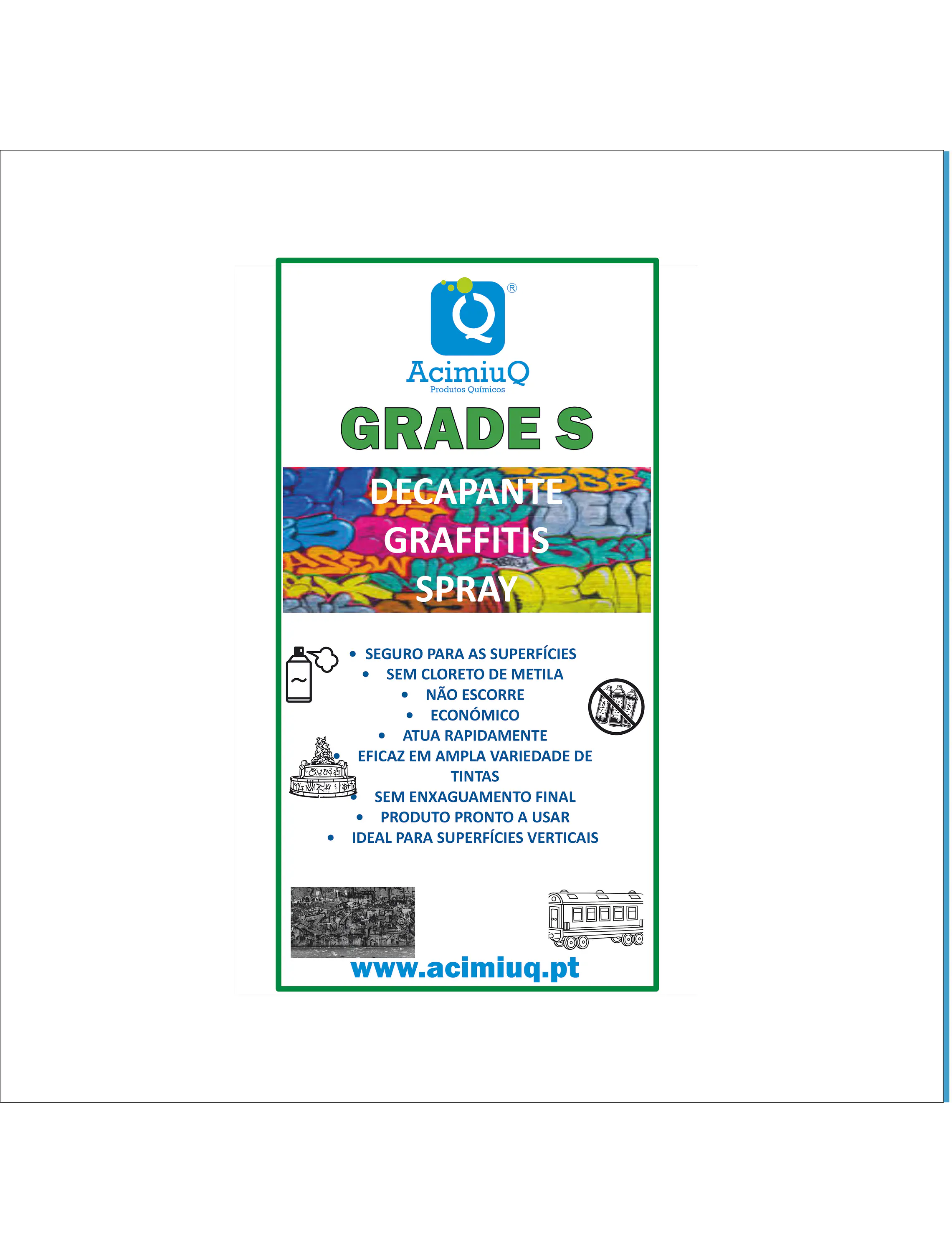 GRADE S - Decapante de graffitis spray  1