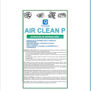 AIR CLEAN P - DESINFEÇÃO SISTEMAS AVAC 