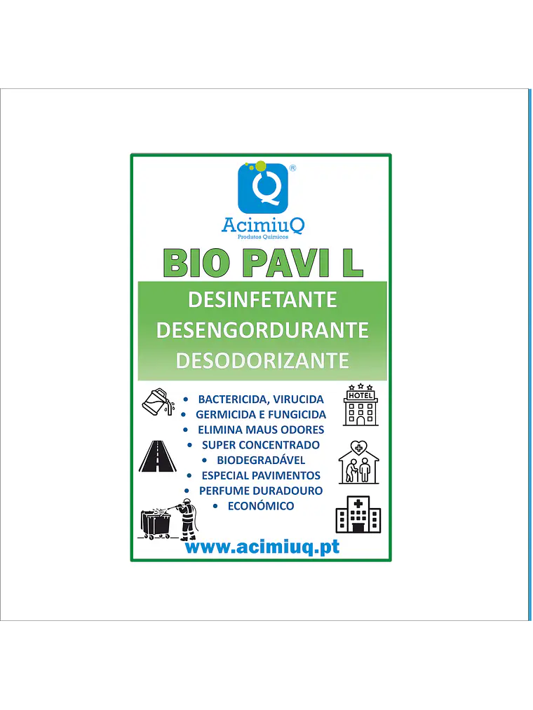 BIO PAVI L - Desinfetante desengordurante e desodorizante  1