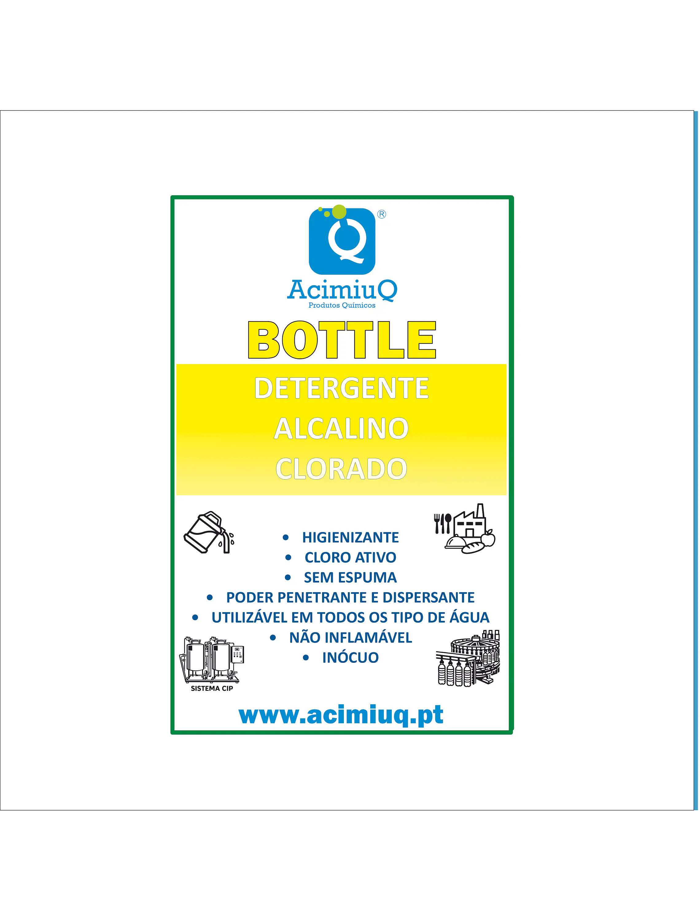 BOTTLE - Detergente alcalino clorado 1