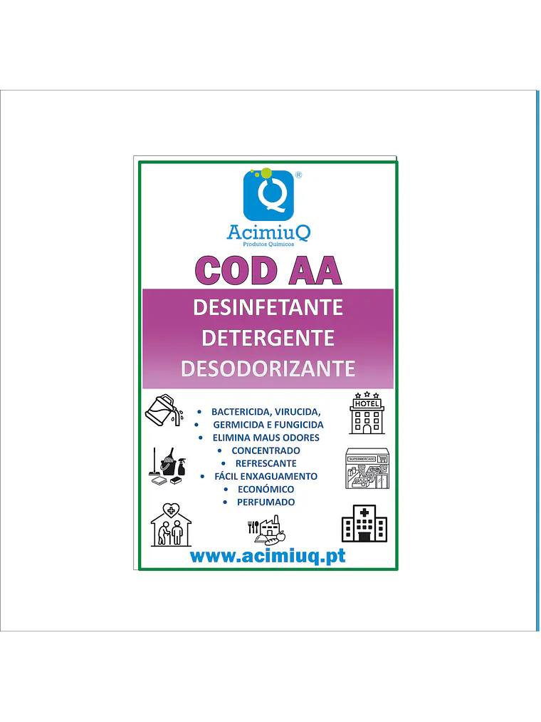 COD AA - Desinfetante detergente desodorizante 1