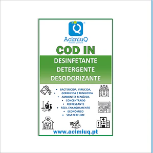 COD IN - Desinfetante detergente e desodorizante 