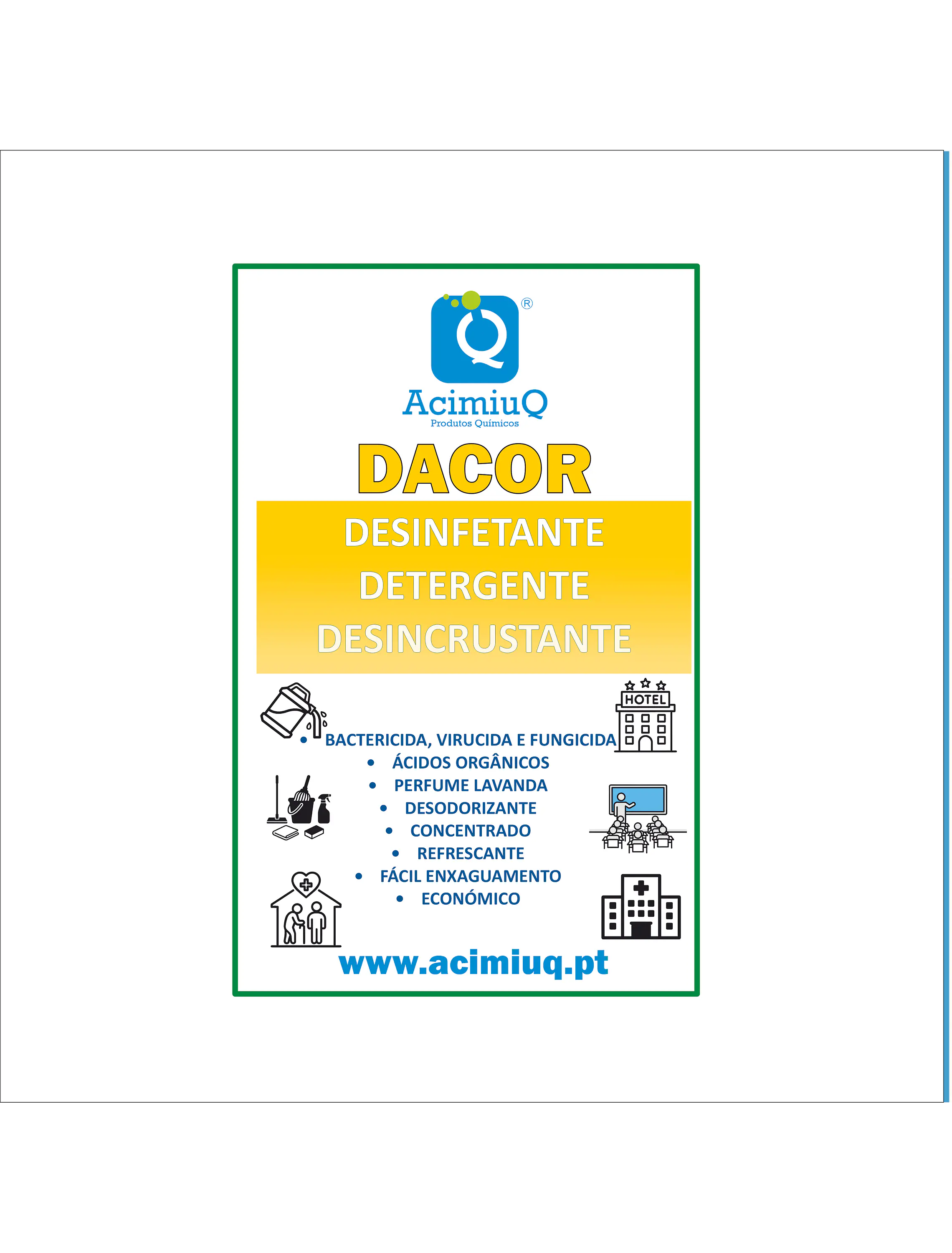 DACOR - Desinfetante detergente desincrustante  1