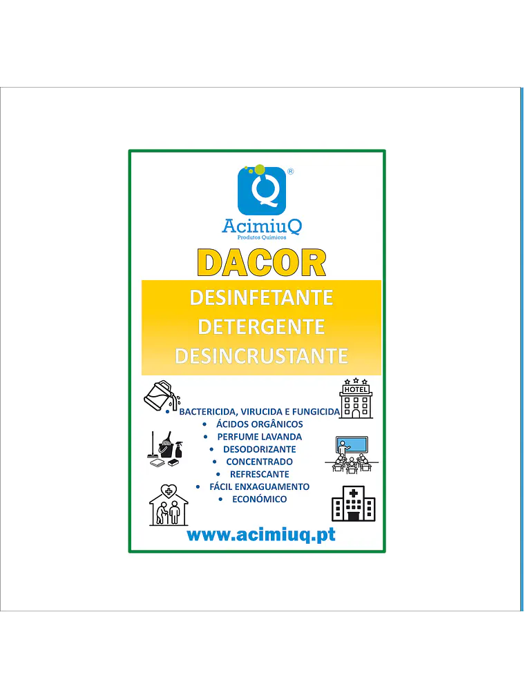 DACOR - Desinfetante detergente desincrustante  1