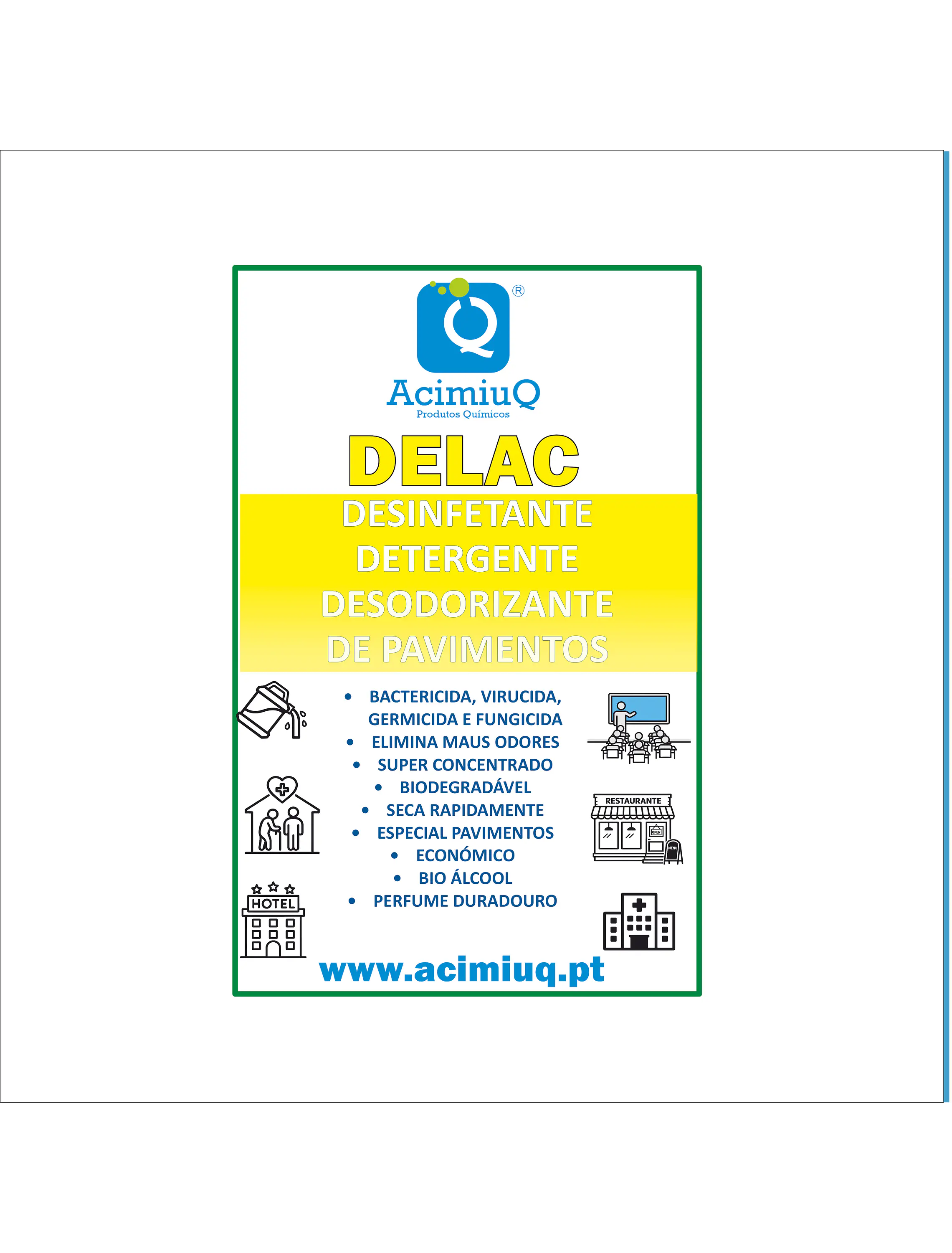 DELAC -  Desinfetante, detergente desodorizante de pavimentos  1