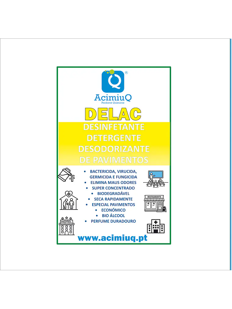 DELAC -  Desinfetante, detergente desodorizante de pavimentos   1