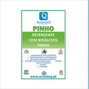 PINHO - DETERGENTE COM BIOÁLCOOL PERFUMADO  