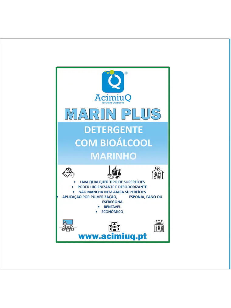 MARIN PLUS- DETERGENTE COM BIOÁLCOOL PERFUMADO  1