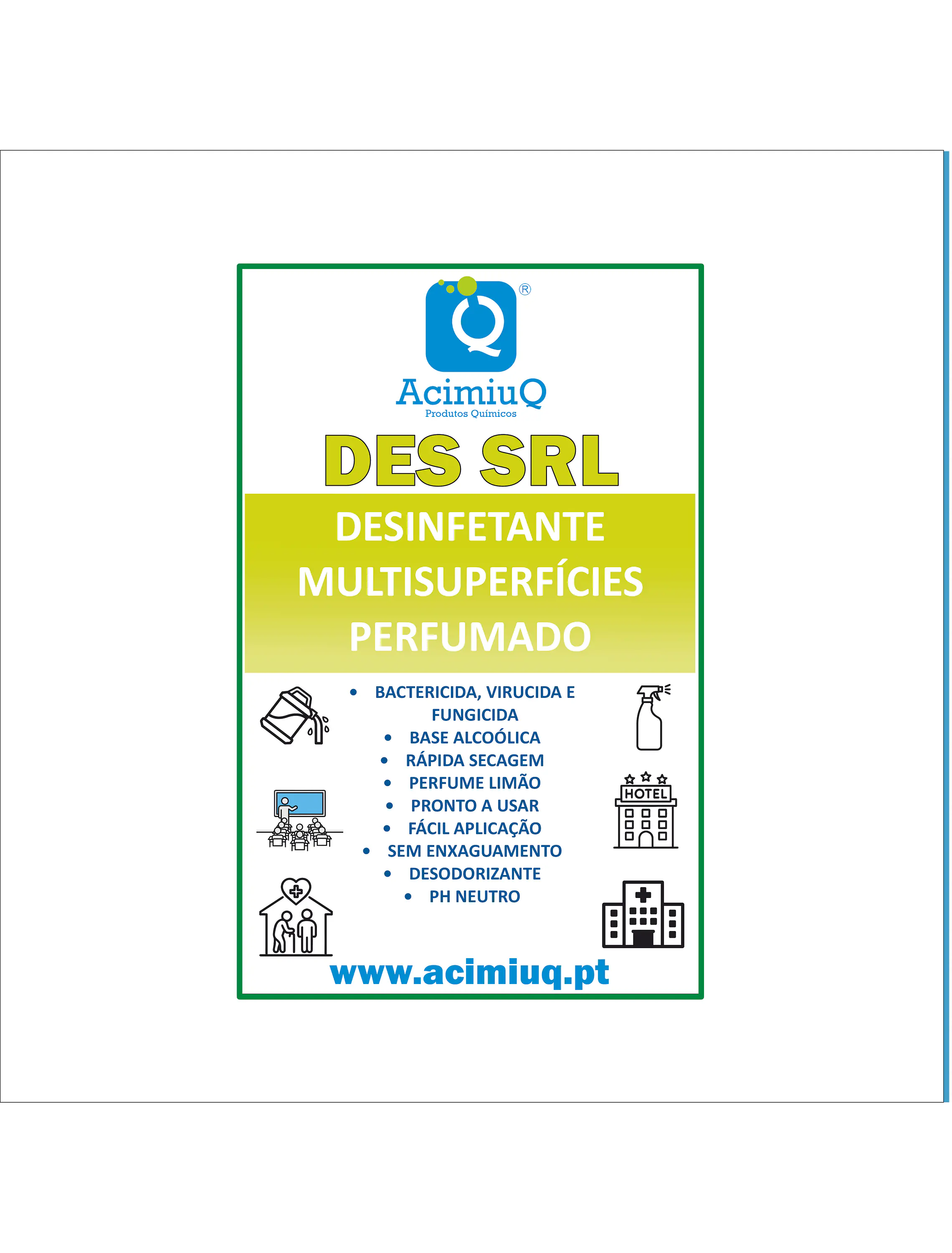 DES SRL - Desinfetante superfícies perfumado 1