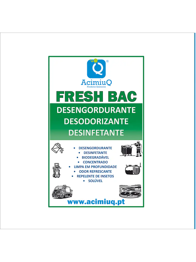 FRESH BAC - Desengordurante, desinfetante 1
