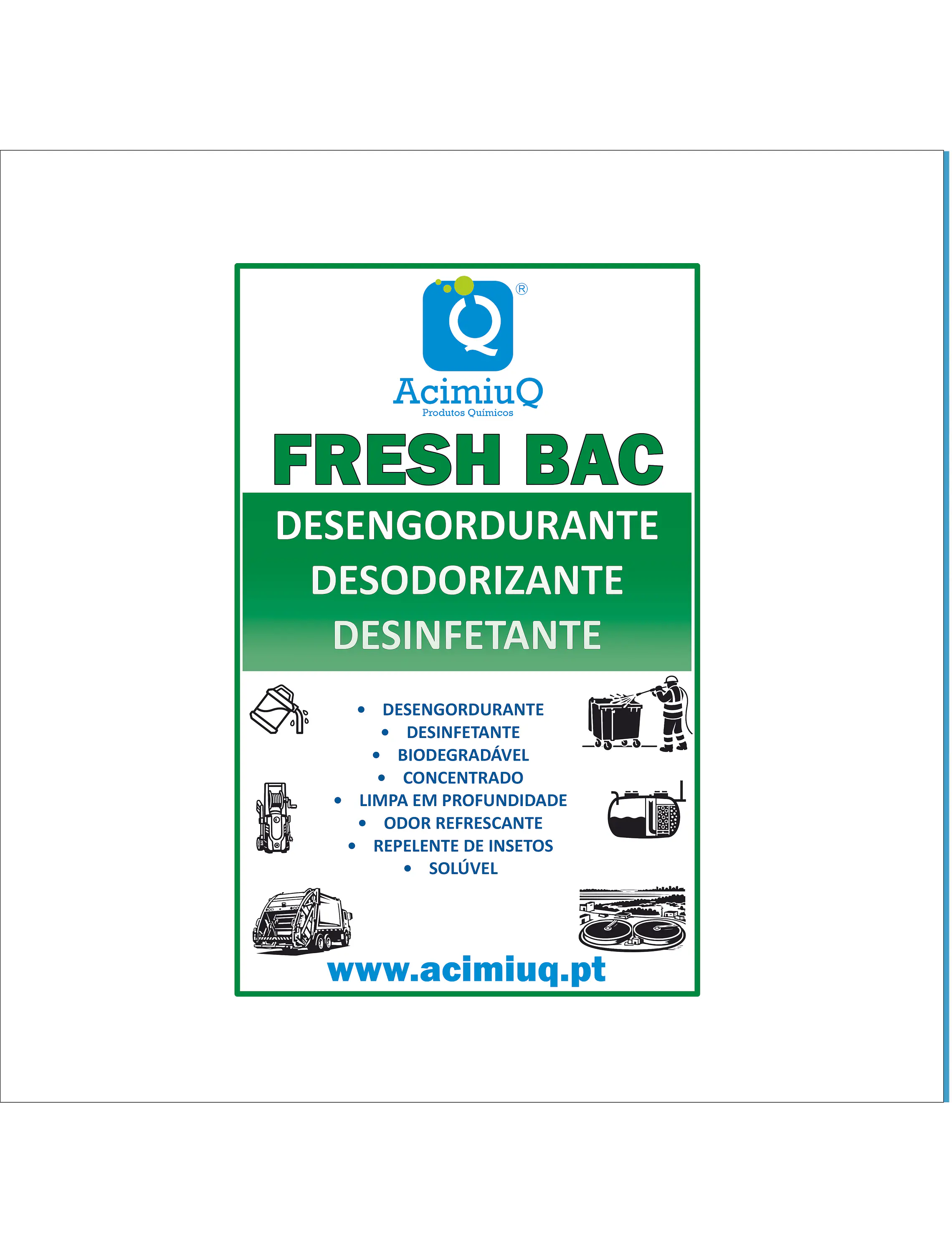 FRESH BAC - Desengordurante, desinfetante - COPIE 1